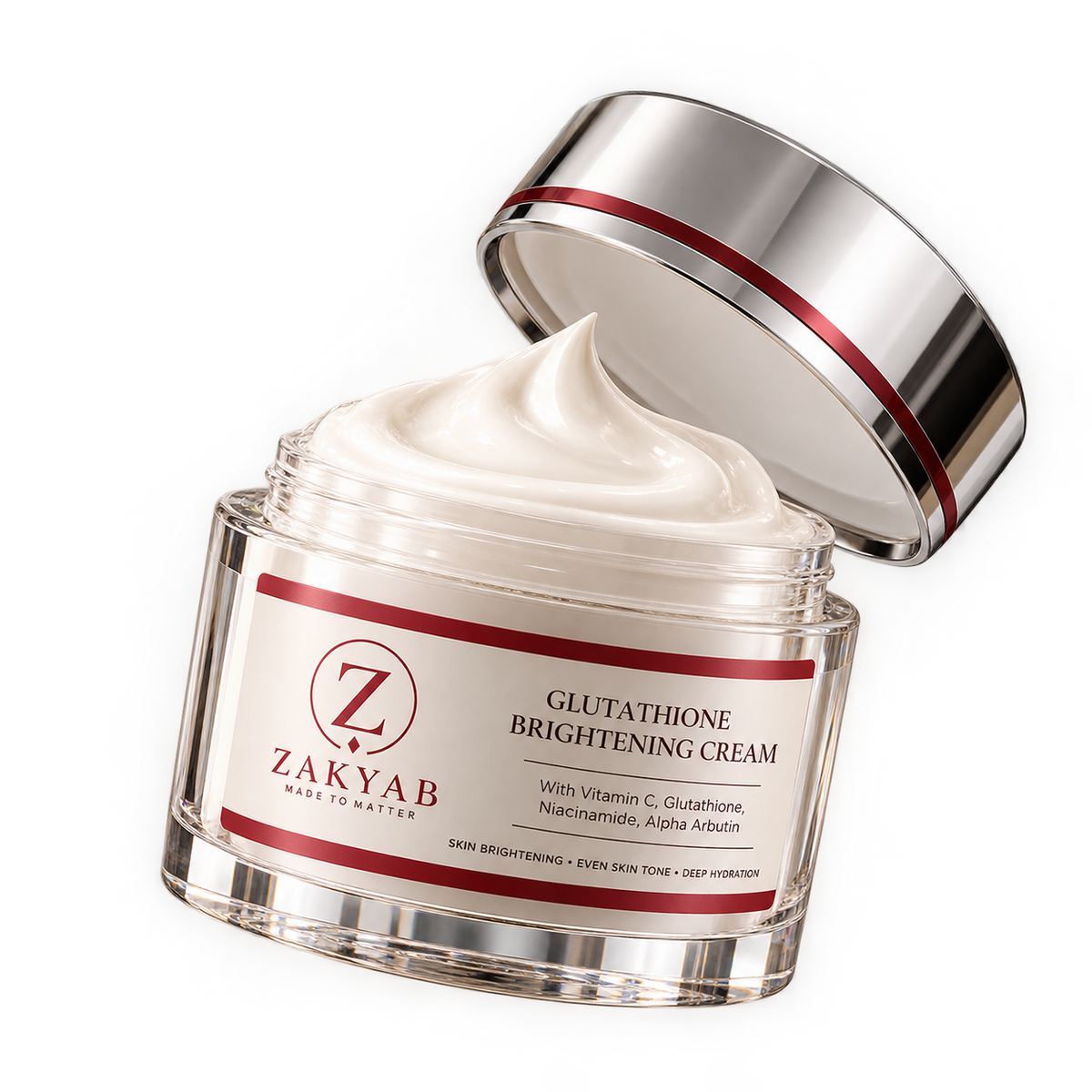 Zakyab Glutathione Whitening Cream – Brightening Face Cream (50g)
