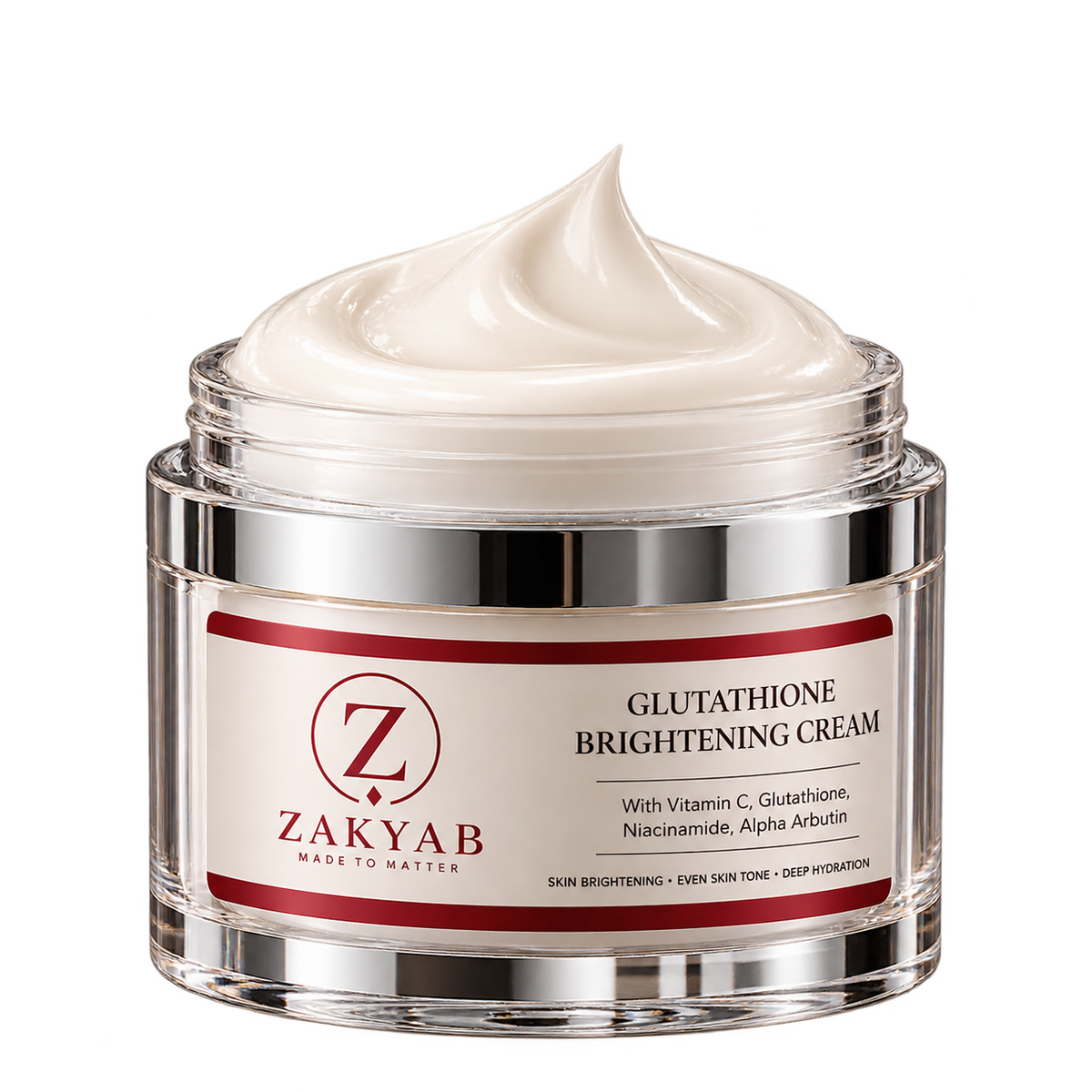 Zakyab Glutathione Whitening Cream – Brightening Face Cream (50g)